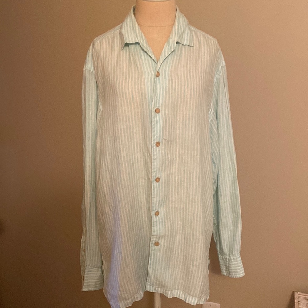 Tommy Bahama Linen Button Down - Picture 2 of 4